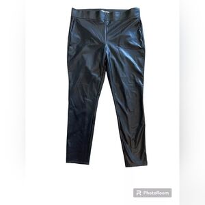 Lined Vegan Leather Leggings